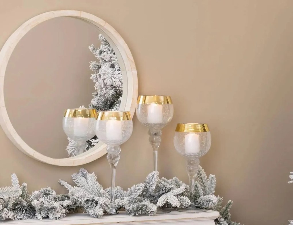 Σετ Διακοσμητικά Κηροπήγια Fééric Lights &amp; Christmas - 3 τεμάχια