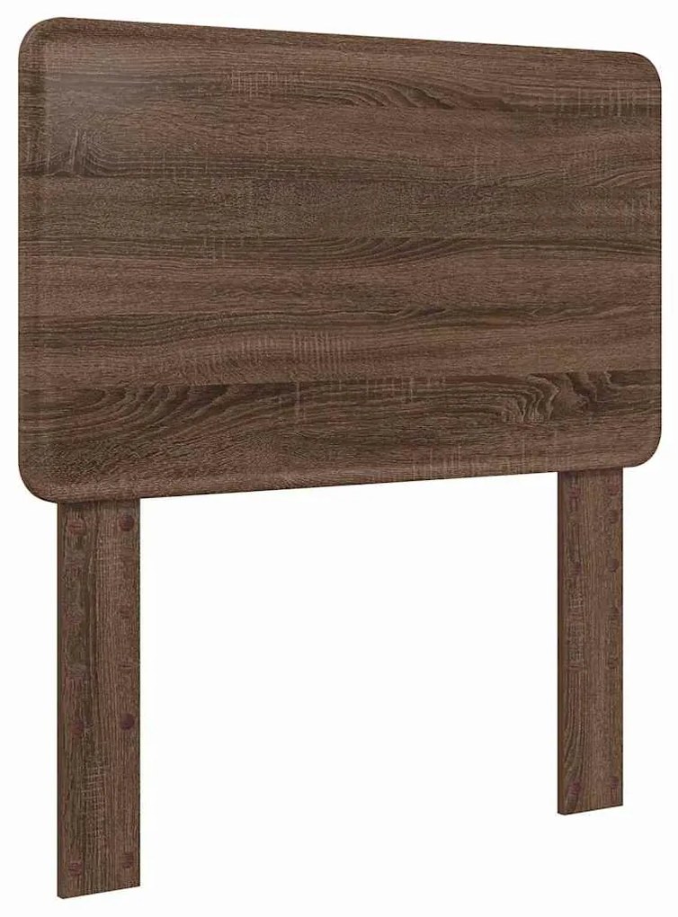 vidaXL Κεφαλάρι με κεφαλάρι Καφέ δρυς 100 cm Επεξεργασμένο ξύλο