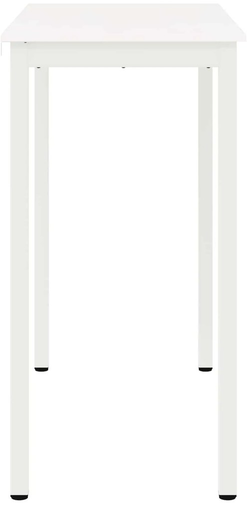 vidaXL Τραπέζι μπαρ Λευκό 110 x 55 x 105 εκ. Στερεά ξυλεία πεύκου