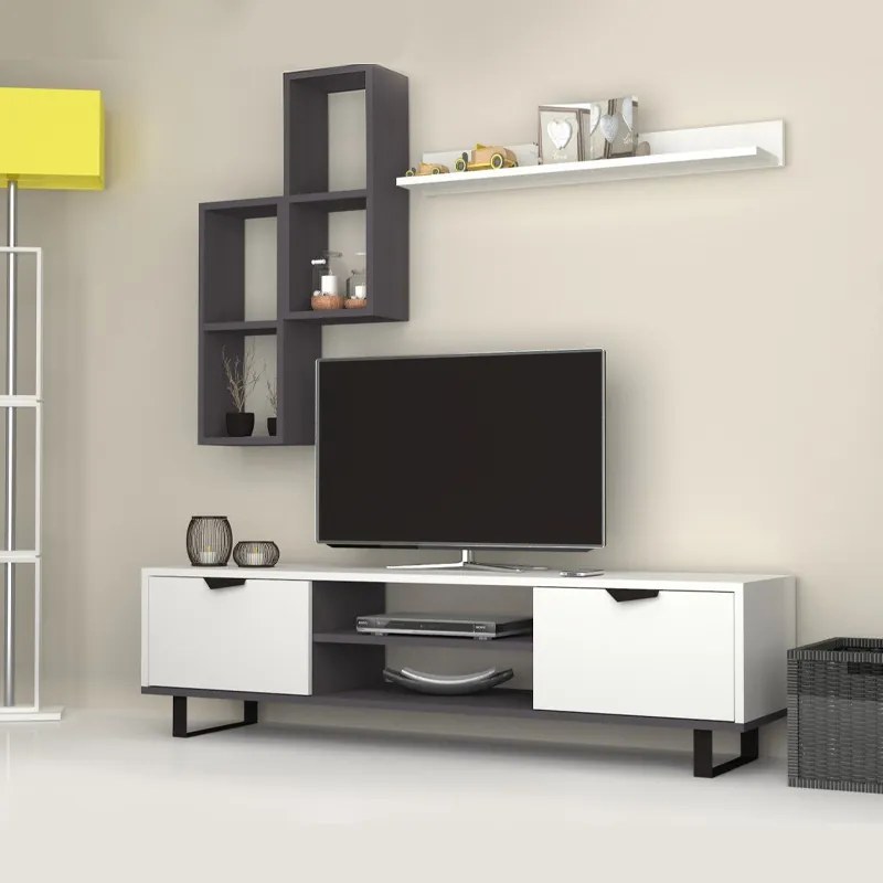 ΣΥΝΘΕΣΗ ΤΗΛΕΟΡΑΣΗΣ LONSA MEGAPAP ΧΡΩΜΑ ΛΕΥΚΟ 160X35X40ΕΚ.