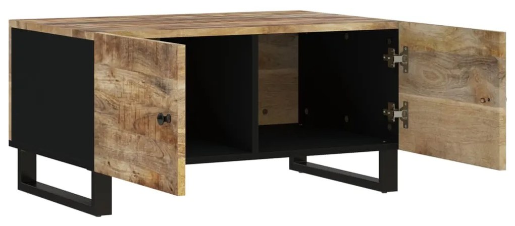 vidaXL Τραπεζάκι Σαλονιού 80x50x40 εκ. Μασίφ Ξύλο Μάνγκο &amp; Επεξ. Ξύλο