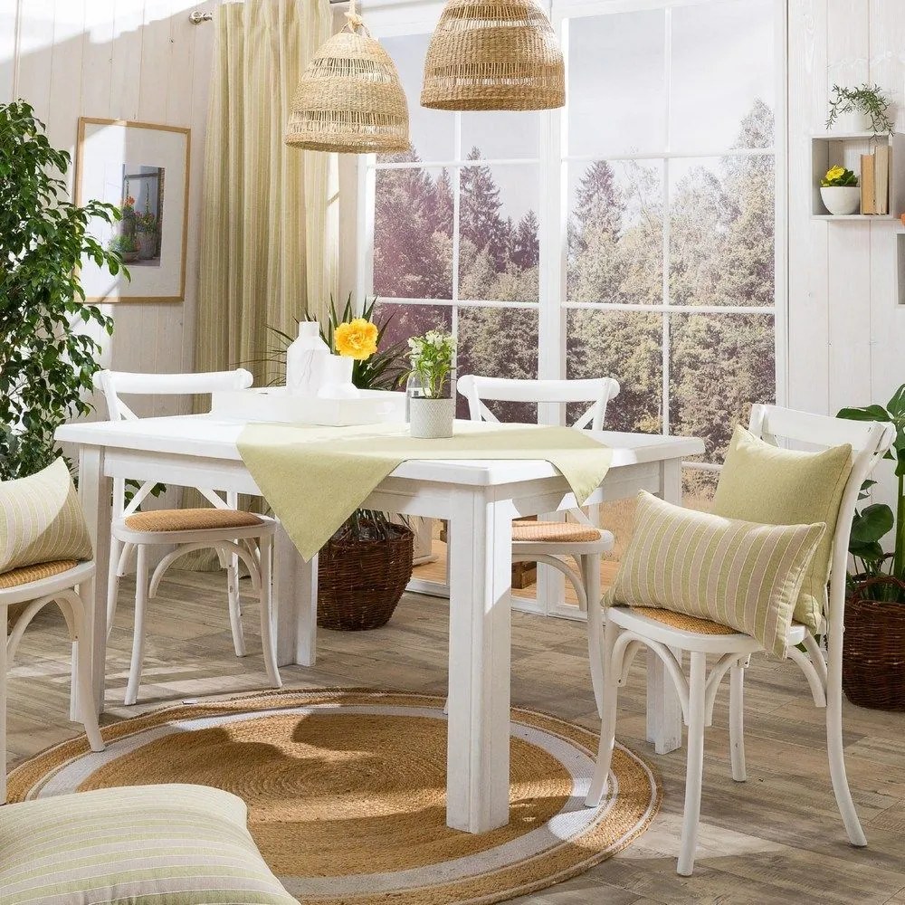 Καρέ Laredo 08 Lime Teoran 90X90cm Cotton-Polyester