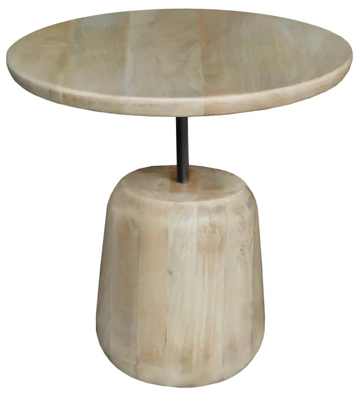 PALOMA SIDE TABLE ΦΥΣΙΚΟ 46x46xH45cm - 04-1066