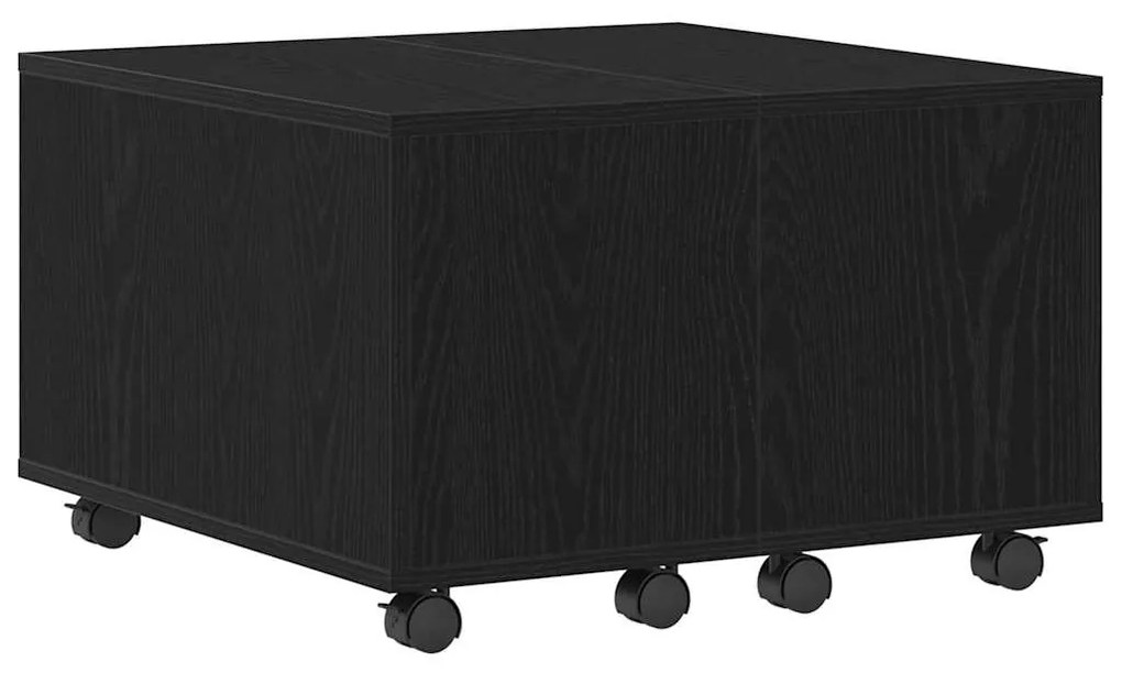 vidaXL Τραπεζάκι σαλονιού Μαύρη δρυς 60 x 60 x 38 cm