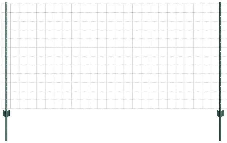 vidaXL Τεντώτο με στήριγμα Πράσινο 1,2 x 25 m Ατσάλι