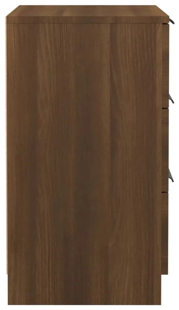 vidaXL Κομοδίνο Καφέ Δρυς 40x36x65 εκ.