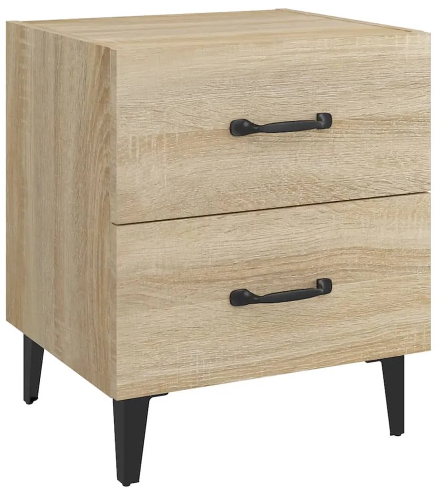 vidaXL Κομοδίνο Sonoma Δρυς 40 x 35 x 47,5 εκ.