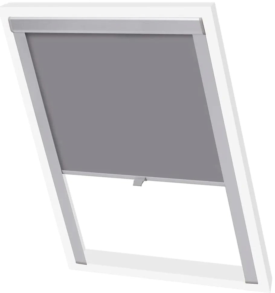 vidaXL Στόρι Ρόλερ Συσκότισης (Blackout) Γκρι U08/808