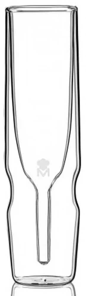 Ποτήρι Σαμπάνιας Mixology (Σετ 2Τμχ) BGMP020205 190ml Clear Bergner Γυαλί