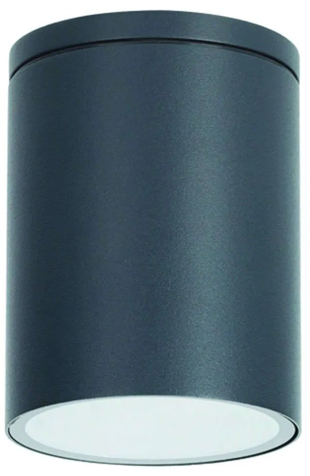 Φωτιστικό Οροφής - Σποτ LG2301GU10G Φ9x11cm 1xGU10 35W IP65 Dark Grey Aca Aluminium, Glass