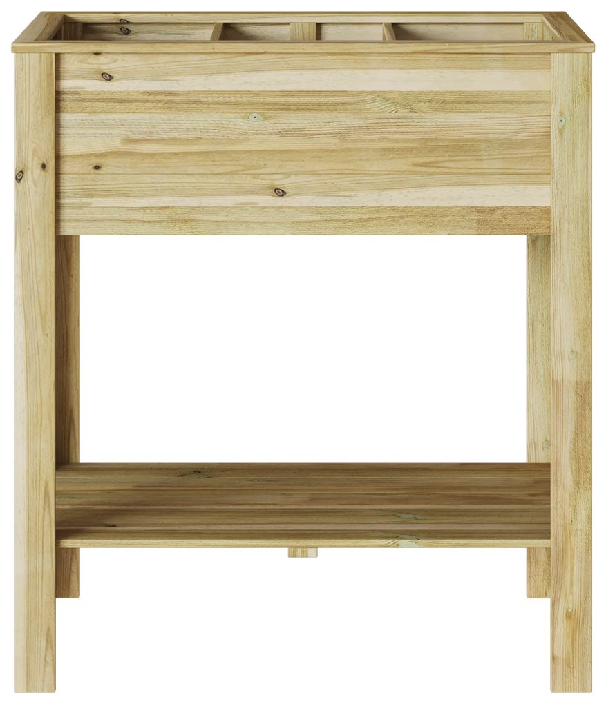 vidaXL Ράφι Φυτών 85x46x94 εκ Επεξεργασμένο Ξύλο Πεύκου