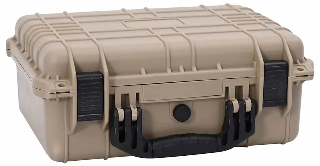 vidaXL Σκληρή Θήκη Άμμος 40,5 x 33 x 17,5 εκ. Πολυπροπυλένιο και ABS