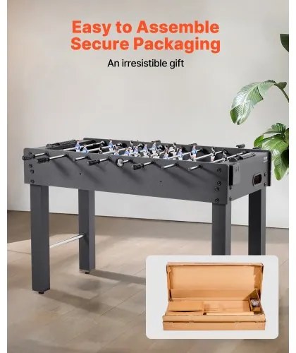 VEVOR 121 cm Foosball Soccer Game Table Standard Size Foosball Table for Home