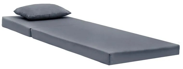 Μαξιλάρι ξαπλώστρας Sadie ύφασμα γκρι 65x185x10εκ 65x185x10 εκ.