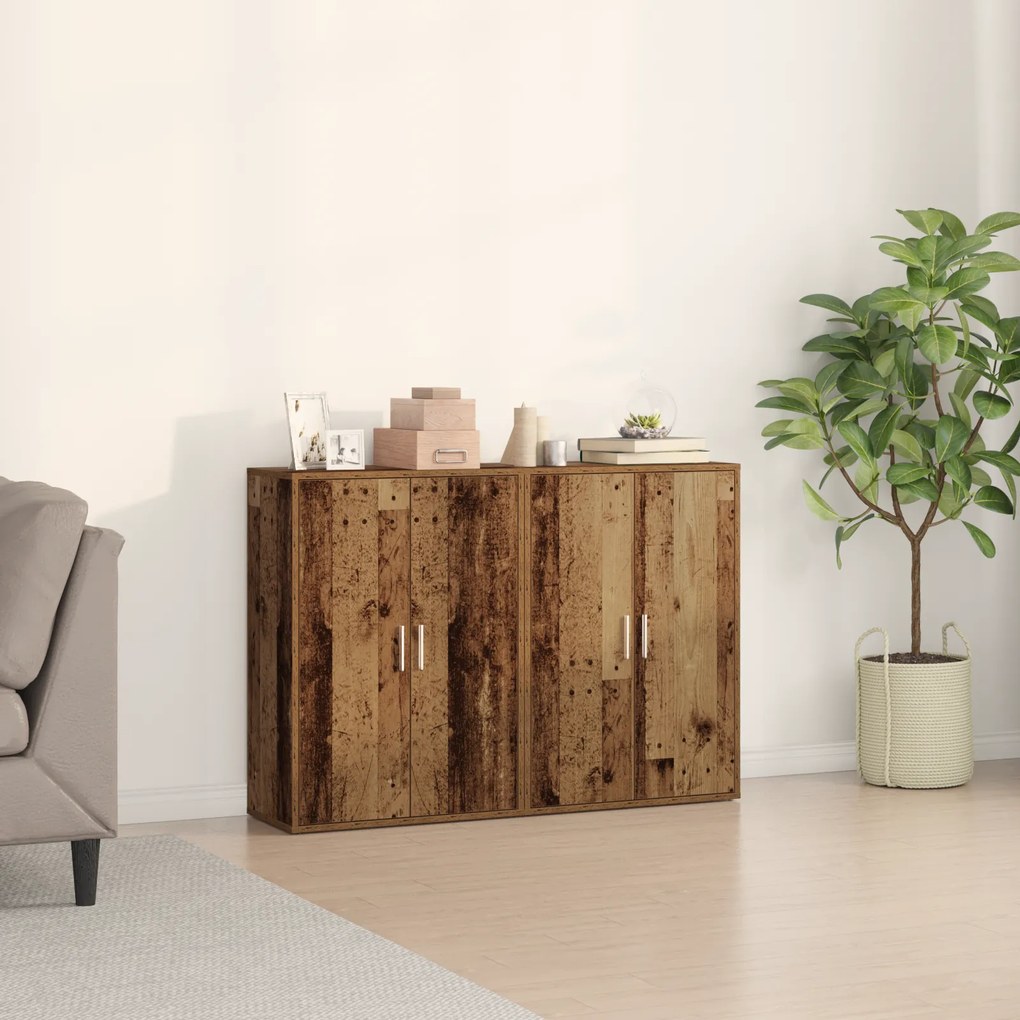 vidaXL Πλαϊνό γραφείο Παλαιό ξύλο 60 x 31 x 84 εκ Επεξεργασμένο ξύλο