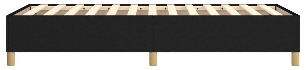 vidaXL Σκελετός Κρεβατιού Χωρίς Στρώμα Μαύρο 100x200 εκ. Υφασμάτινο