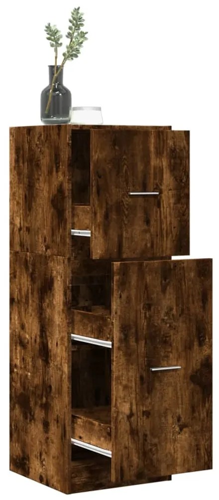 Συρταριέρα Γενικής Χρήσης Καπνιστή Δρυς 40x41x118 Επεξ. Ξύλο