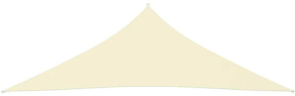 Πανί Σκίασης Τρίγωνο Κρεμ 4 x 4 x 5,8 μ. από Ύφασμα Oxford - Κρεμ