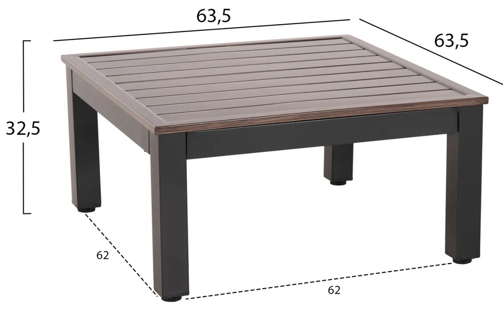ΣΕΤ ΣΑΛΟΝΙ ΠΟΛΥΜΟΡΦΙΚΟ DEX 3TMX HM6090 ΑΛΟΥΜΙΝΙΟ ΣΕ ΑΝΘΡΑΚΙ & ΚΑΦΕ-ΜΑΥΡΑ ΜΑΞΙΛΑΡΙΑ