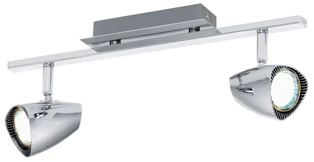 Φωτιστικό Σποτ Led 93673 Chromium Corbera Eglo Metal, Plastic