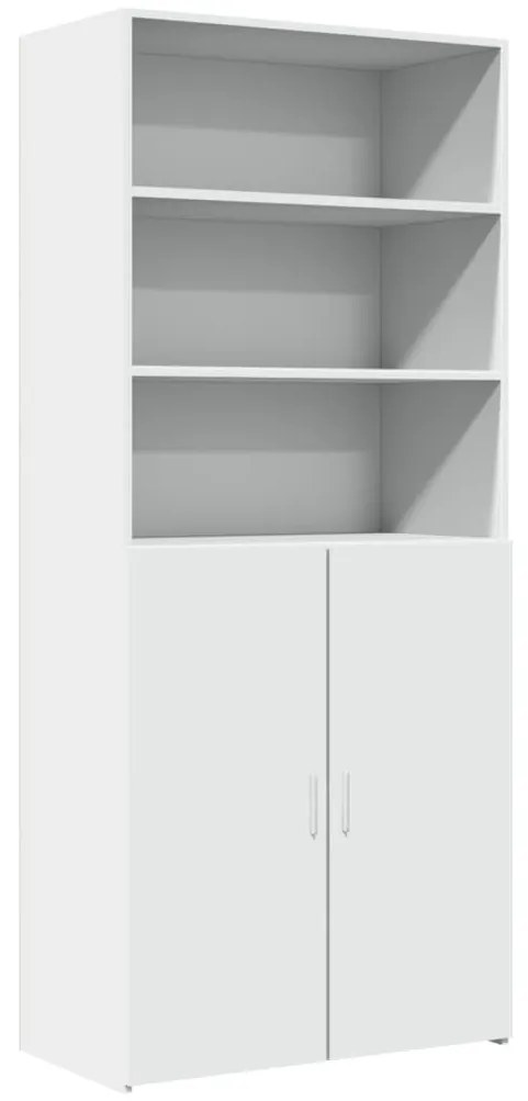 vidaXL Ντουλάπι Λευκό 80x42,5x185 εκ. από Επεξεργασμένο Ξύλο