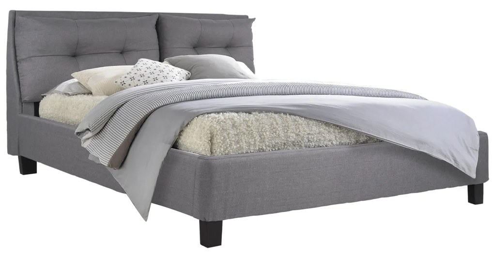 Intrahome ΚΡΕΒΑΤΙ KUCASABLANCALCASABLANCA_LUMPURILLIE 160x200 εκ. ΜΕ ΥΦΑΣΜΑ ΓΚΡΙ .05 intraho-1610574