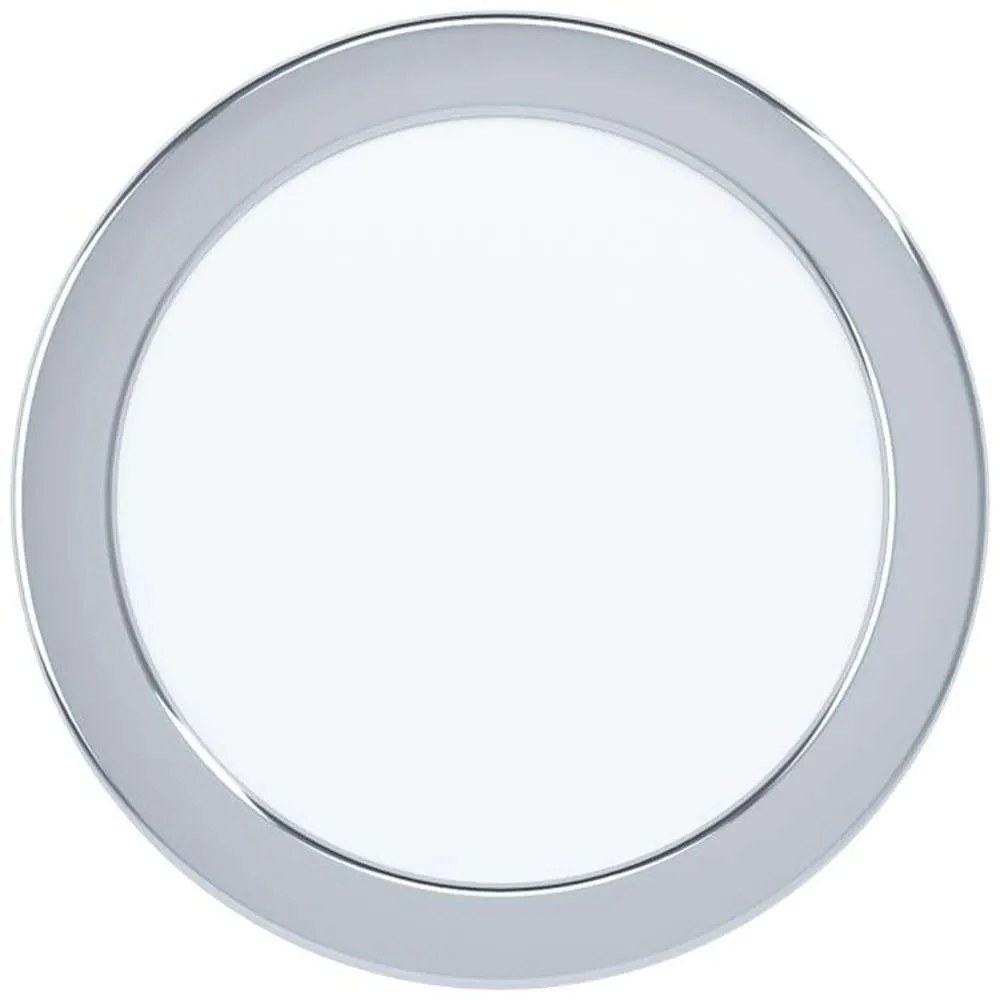 Φωτιστικό Οροφής - Σποτ 99205 Fueva Led Ø166 3000K Chrome Eglo Metal, Plastic