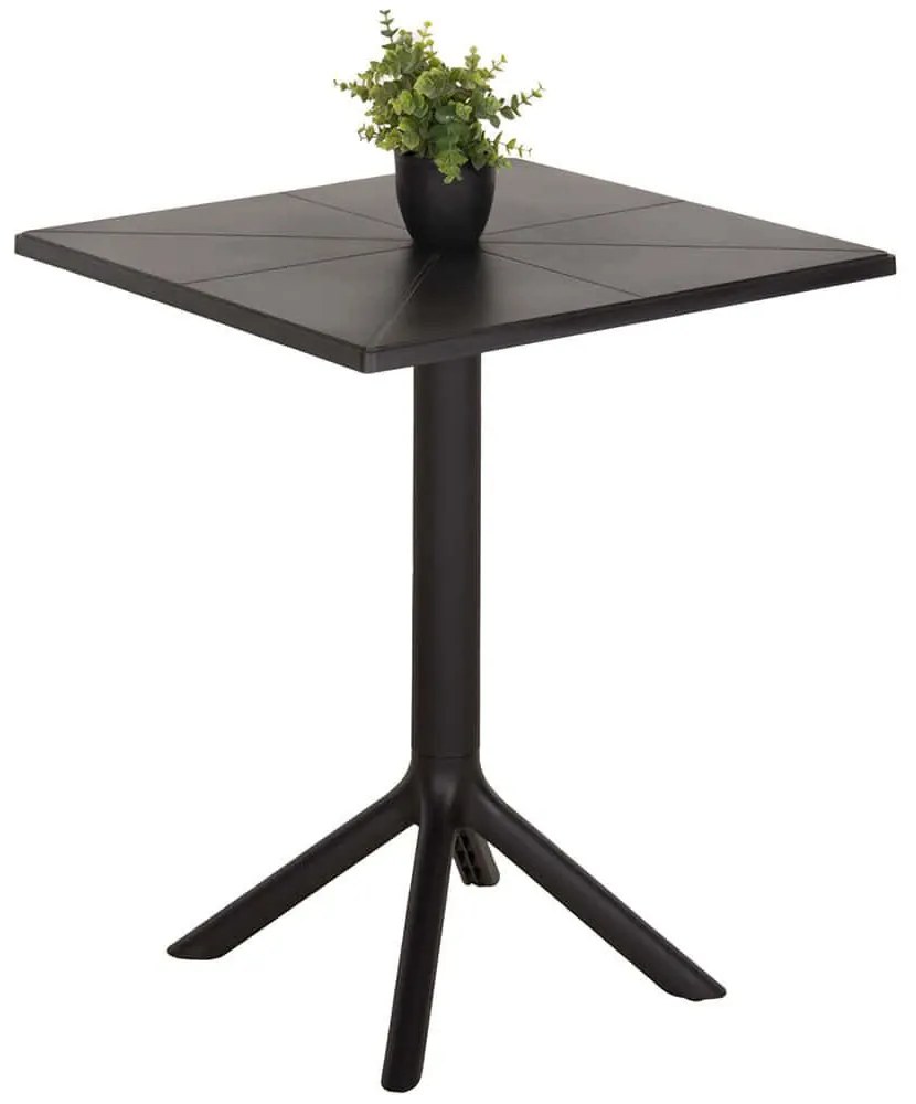 Τραπέζι Κήπου Terrin HM6125.12 60,5x60,5x76,5cm Black