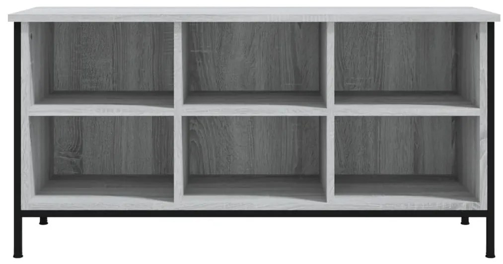 vidaXL Παπουτσοθήκη Γκρι Sonoma 100x35x50 εκ. από Επεξεργασμένο Ξύλο