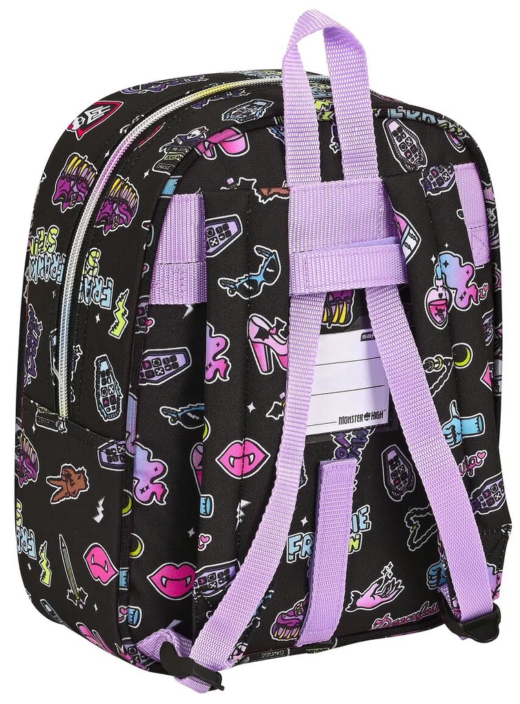 Σχολική Τσάντα Monster High Creep Μαύρο 22 x 27 x 10 cm