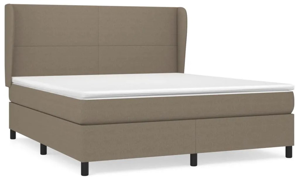 ΚΡΕΒΑΤΙ BOXSPRING ΜΕ ΣΤΡΩΜΑ TAUPE 160X200 ΕΚ. ΥΦΑΣΜΑΤΙΝΟ 3127817