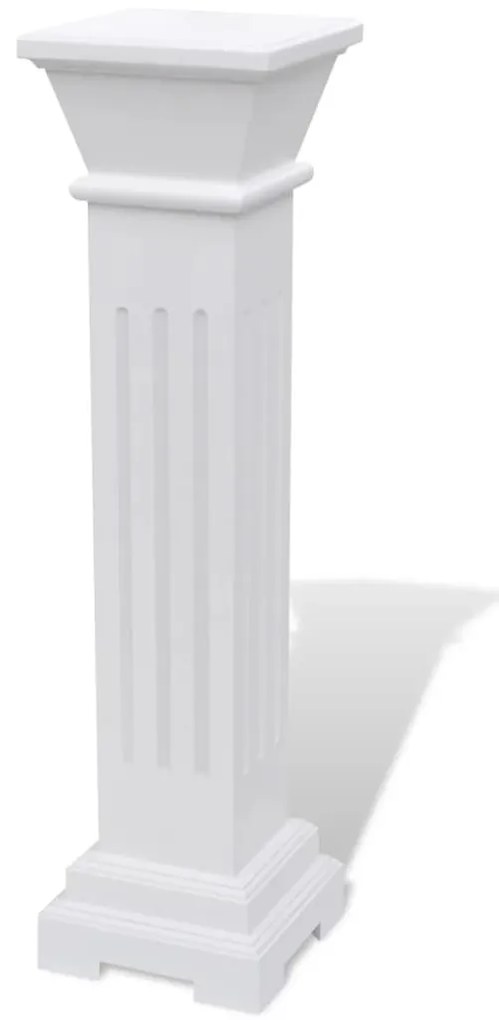 Ανθοστήλη Κολόνα με Κλασικό Σχέδιο Τετράγωνη από MDF