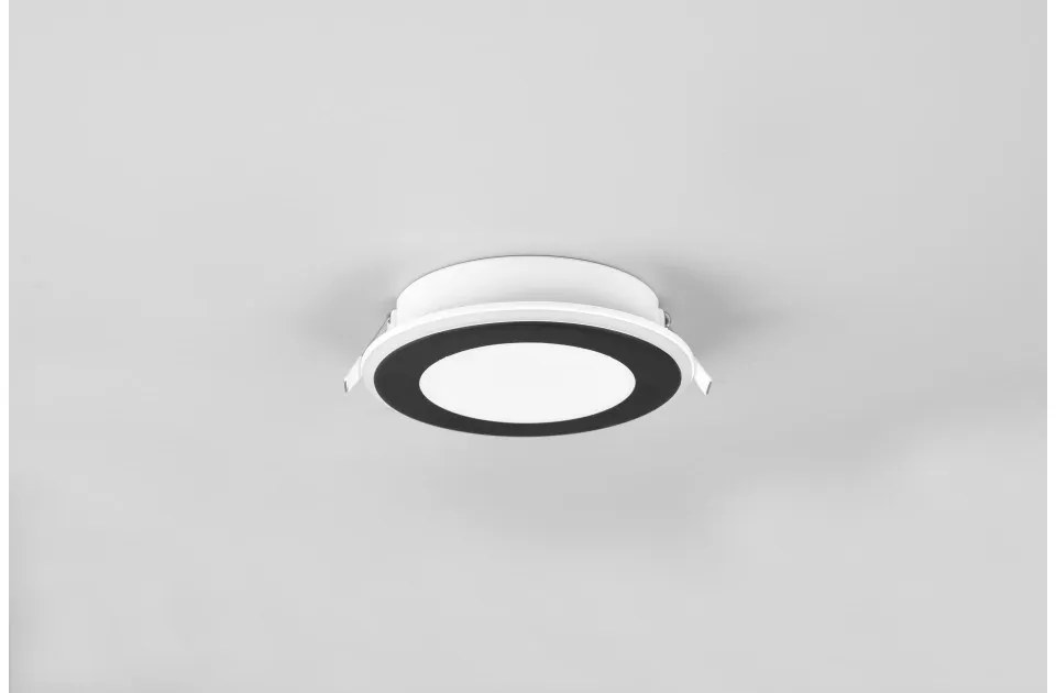 Πλαφονιέρα Φωτιστικό Οροφής Χωνευτό LED 10W Εφέ Aura Trio Lighting-652410132-Μαύρο 652410132