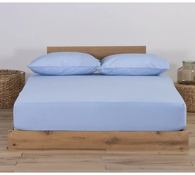 ΣΕΝΤΟΝΙ ΒΑΜΒ.JERSEY 160X200+30 - 160X200+30 - L.BLUE 5205495592114