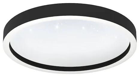 Eglo Montemorelos-Z Κλασική Μεταλλική Πλαφονιέρα Οροφής με Ενσωματωμένο LED σε Μαύρο χρώμα 42cm 900411
