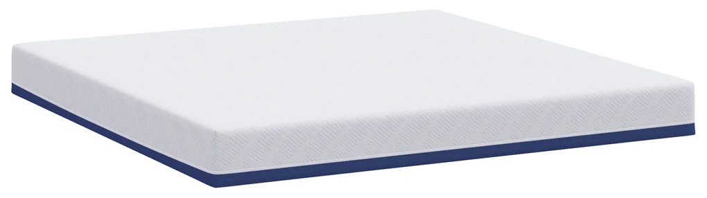 vidaXL Στρώματα Λευκό, Μπλε 200 x 200 cm