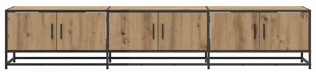 vidaXL Ντουλάπι TV artisan δρυς 210 x 35 x 41 εκ Επεξεργασμένο ξύλο