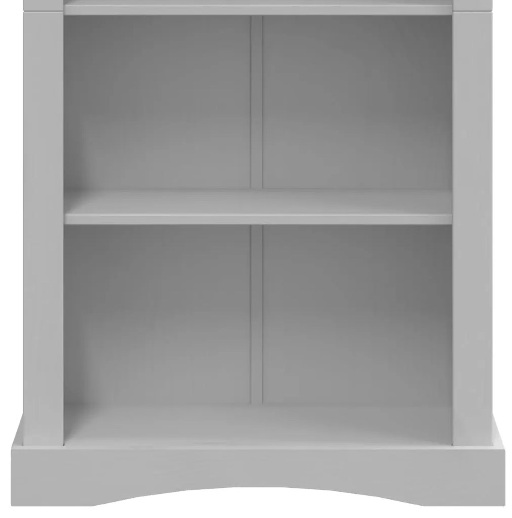 vidaXL Βιβλιοθήκη 4 Επ. Γκρι Μεξικ. Στιλ Corona 81x29x150 εκ.