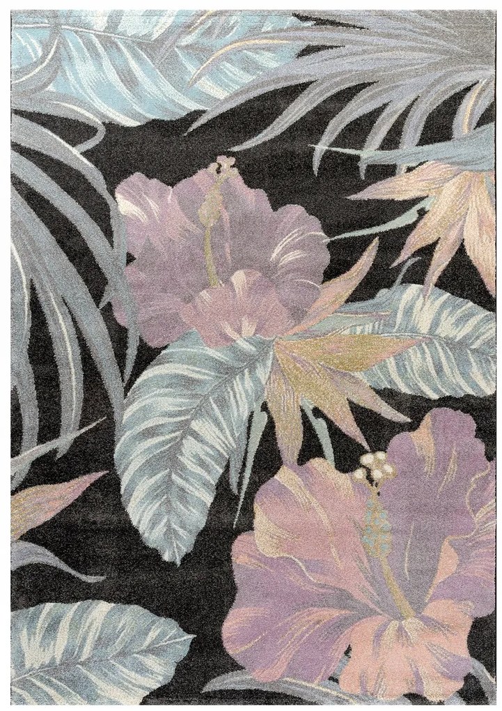 Χαλί Floral 22440-297 ΓΚΡΙ 133 x 190