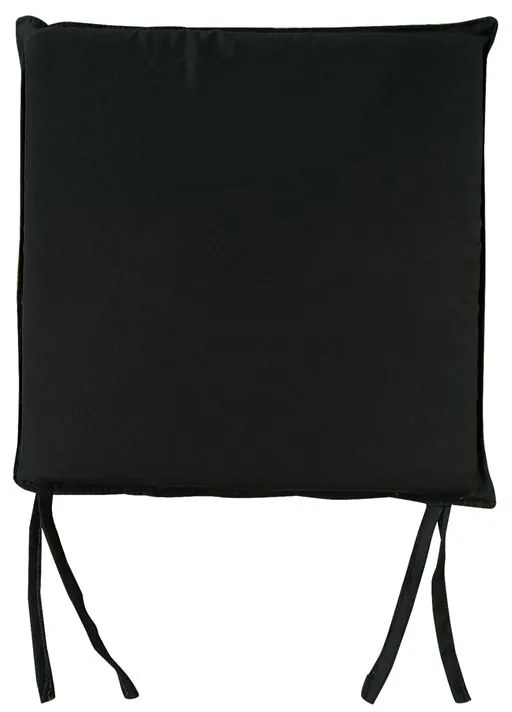 SALSA Μαξιλάρι καρέκλας (2cm) Μαύρο  43x44x3cm Ε241,Μ1