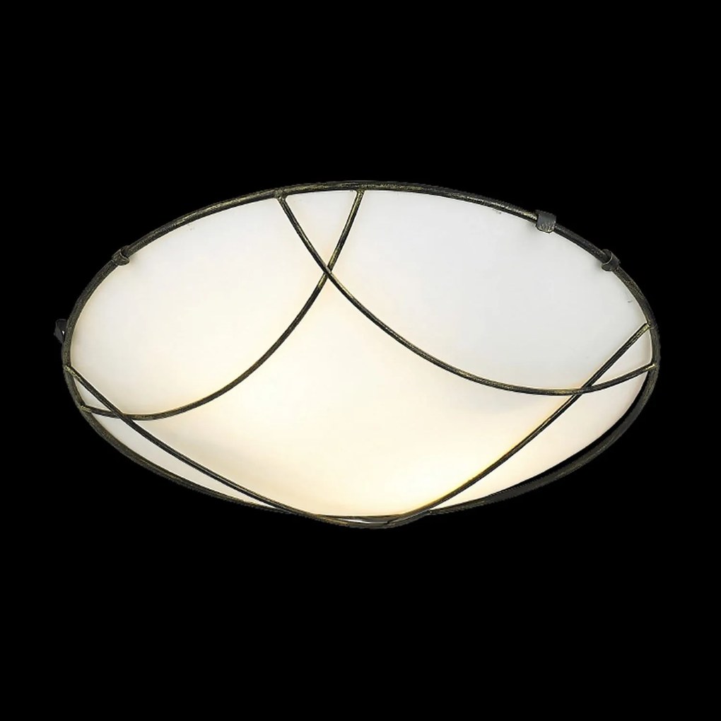 Φωτιστικό Οροφής Wall &amp; Ceiling Luminairies DLA7193 White Μέταλλο,Γυαλί