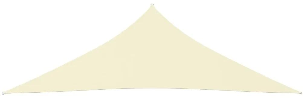 Πανί Σκίασης Τρίγωνο Κρεμ 3 x 3 x 4,24 μ. από Ύφασμα Oxford - Κρεμ