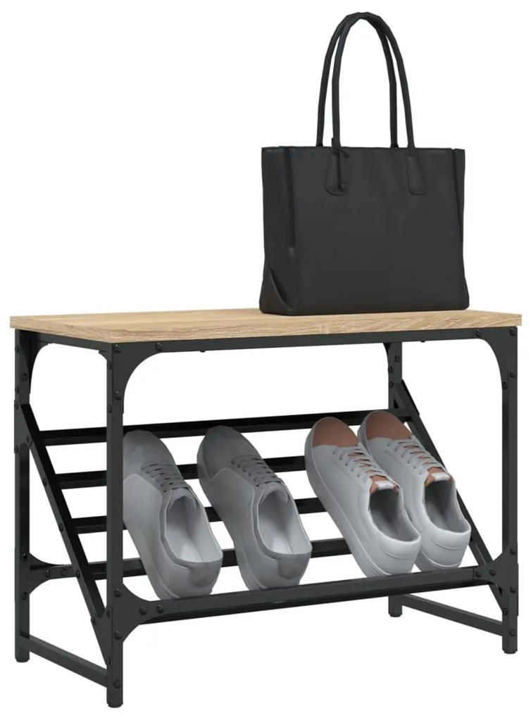 vidaXL Παπουτσοθήκη Sonoma Δρυς 60x30x45 εκ. Επεξεργασμένο Ξύλο