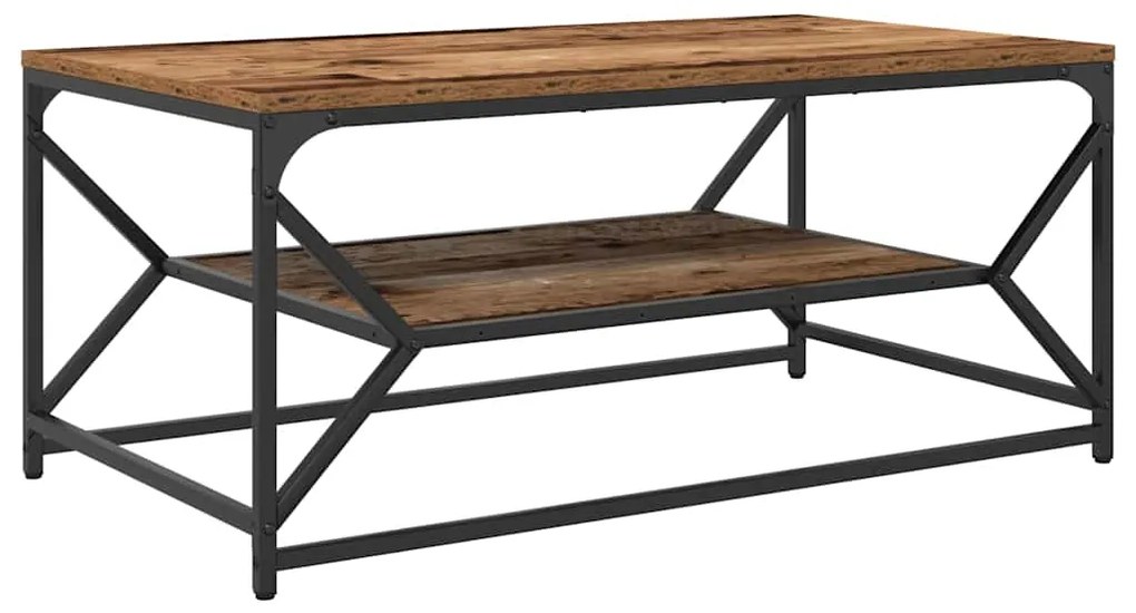 vidaXL Τραπεζάκι σαλονιού Παλαιό ξύλο 90 x 50 x 40 cm