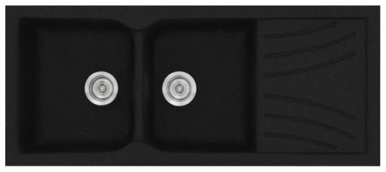 Sanitec Classic 332 Metallic Space Ένθετος Νεροχύτης 80cm