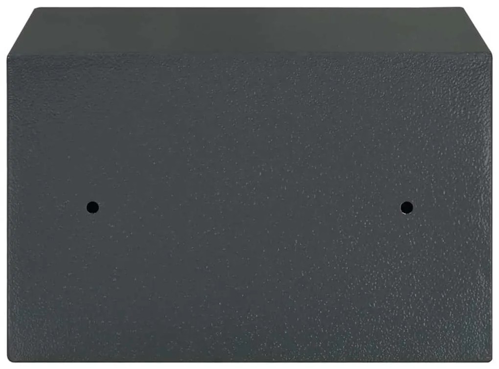 vidaXL Χρηματοκιβώτιο Σκοτεινό γκρίζο RAL7016 20 x 31 x 20 εκ Ατσάλι