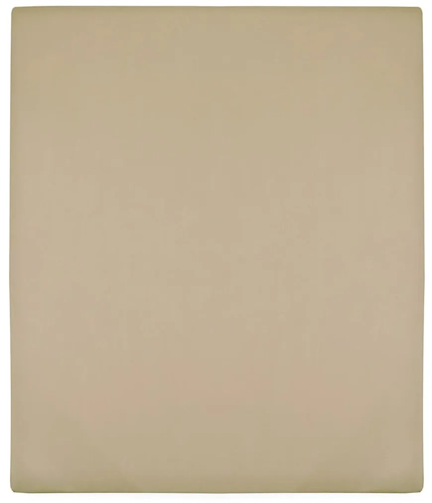 vidaXL Σεντόνια με Λάστιχο 2 τεμ. Taupe 140x200 εκ. Βαμβακερό Ζέρσεϊ
