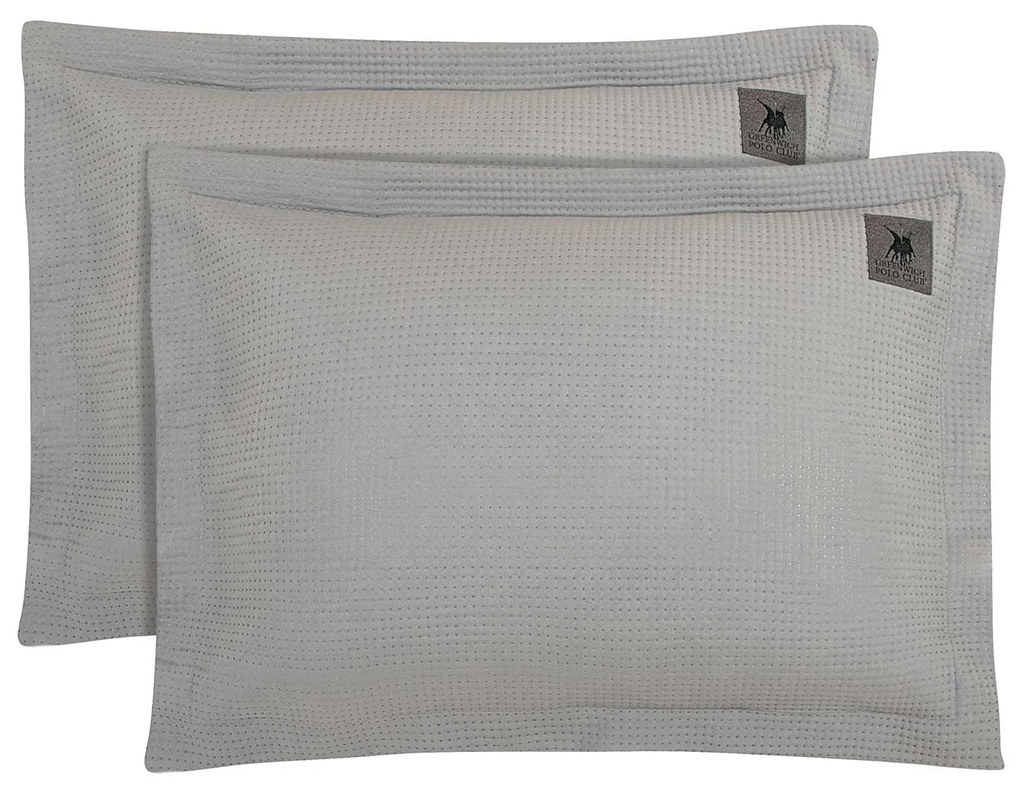 GREENWICH POLO CLUB ΖΕΥΓΟΣ 50Χ70+5 ΜΑΞΙΛΑΡΟΘΗΚΕΣ ESSENTIAL 3496 GREY