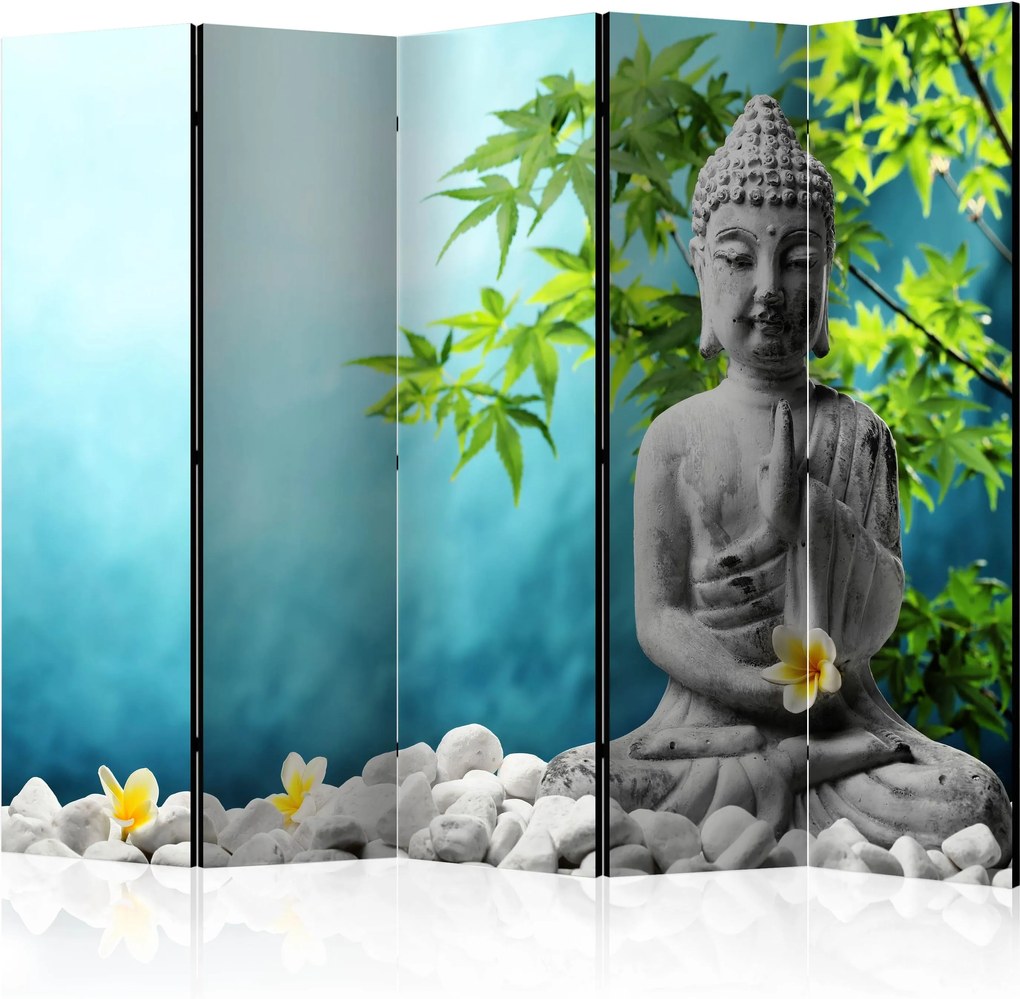 Διαχωριστικό με 5 τμήματα - Buddha: Beauty of Meditation II [Room Dividers]