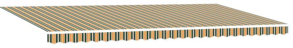 vidaXL Σκηνίτσα Αναδιπλούμενη with 600 x 300 εκ Πράσινο και κίτρινο